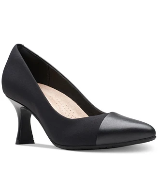 Clarks Women's Kataleyna Rose Mixed-Media Comfort Pumps