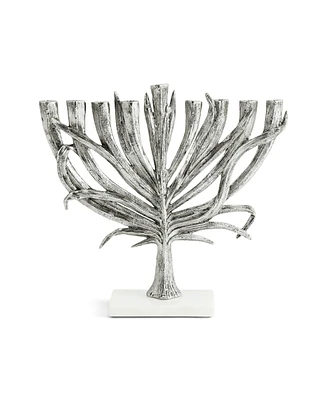 Michael Aram Palm Small Menorah Nickelplate