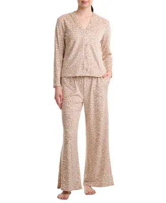 Splendid Women's 2-Pc. Button-Front Pajamas Set