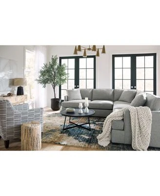 Nightford Fabric Sectional Collection Created For Macys