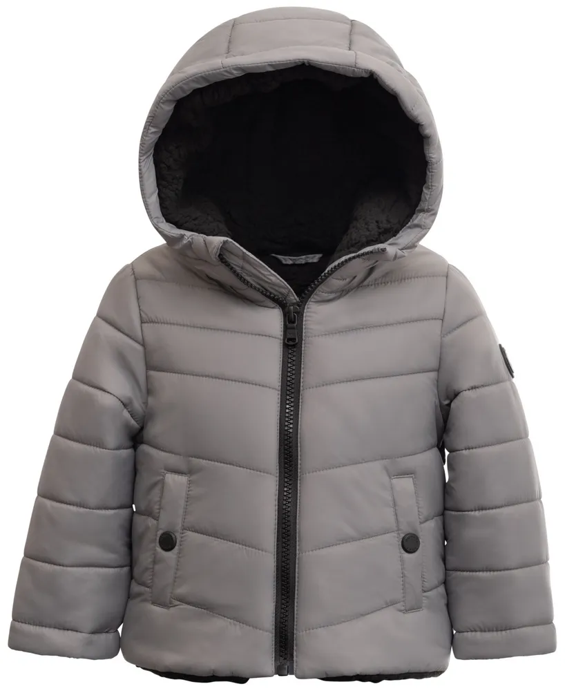 Michael Kors Baby Boys Plush Lined Midweight Puffer Jacket