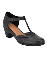 Easy Spirit Women's Cara T-Strap Heels