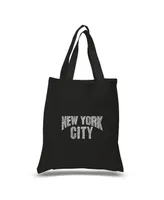 Nyc Neighborhoods - Small Word Art Tote Bag