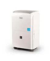 Black+Decker 3000 Sq. Ft. Dehumidifier for Large Spaces and Basements, Energy Star Certified, BDT30WTB, White