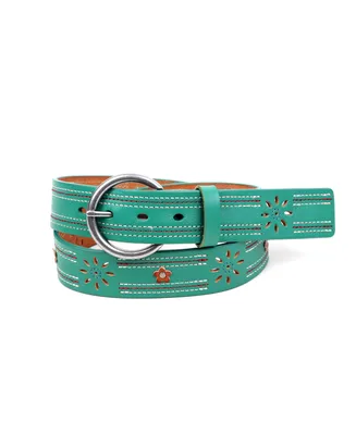 Old Trend Women's Blossom Valley Leather Belt