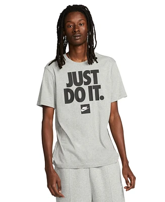 Nike Men's Sportswear Relaxed-Fit Just Do It Logo Graphic T-Shirt