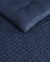 Nautica Point Harbor Embossed Piece Duvet Cover Set