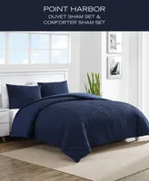 Nautica Point Harbor Embossed Piece Duvet Cover Set