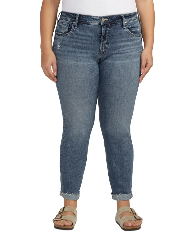 Silver Jeans Co. Plus Size Suki Slim Bootcut Jeans - Macy's