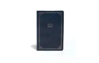Kjv Large Print Personal Size Reference Bible, Navy Leathertouch by Holman Bible Publishers