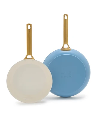 GreenPan Reserve Hard Anodized Aluminum, Stainless Steel 2 Piece Nonstick Frying Pan Set