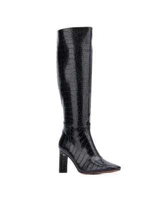 Women's Isabelle - Croc Embossed Boots