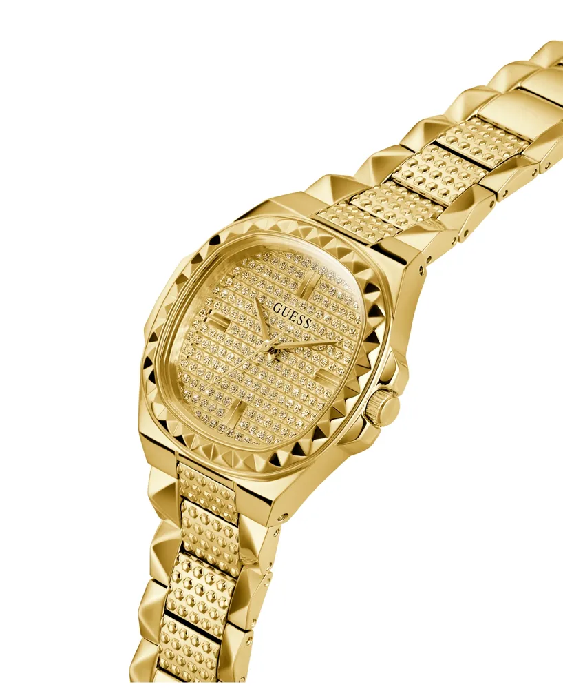 Guess Women's Analog Gold-Tone Stainless Steel Watch 36mm - Gold