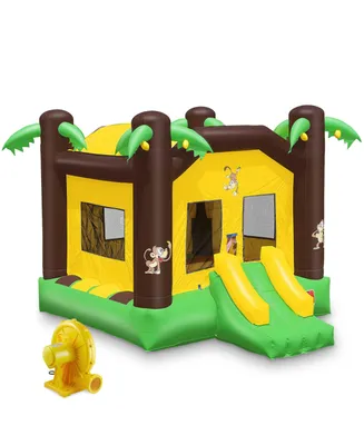 Cloud 9 17'x13' Commercial Inflatable Jungle Bounce House w/ Blower by