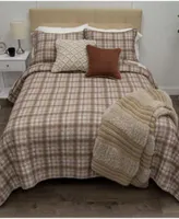 Donna Sharp Highalnd Plaid Reversible 3 Piece Quilt Set Collection