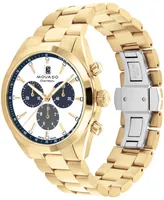 Movado Men's Datron Swiss Quartz Chrono Ionic Plated Gold Steel Watch 40mm - Gold