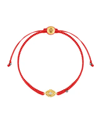 Karma and Luck Powerful Protection - Hematite Gold Evil Eye Red String Bracelet