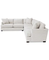 Nightford 143" 4-Pc. Fabric L Sectional, Created for Macy's