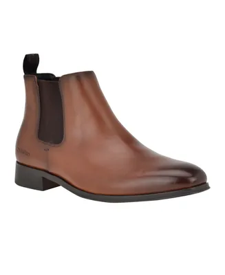 Calvin Klein Men's Donto Slip-On Pointy Toe Boots