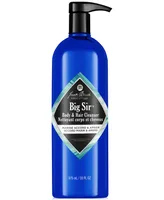 Jack Black Big Sir Body & Hair Cleanser With Marine Accord & Amber, 33 oz.