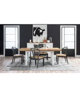 Closeout! Franklin 5pc Dining Set (Table + 4 Chairs)