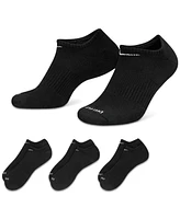 Nike Unisex Everyday Plus Cushion Training No-Show Socks 3 Pairs