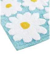 Jessica Simpson Fun Daisies Cotton Bath Rug, 20" x 32"