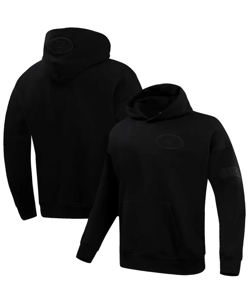 Home, Pro Standard Men's Pro Standard Black San Francisco 49ers Neutral  Drop Shoulder Pullover Hoodie