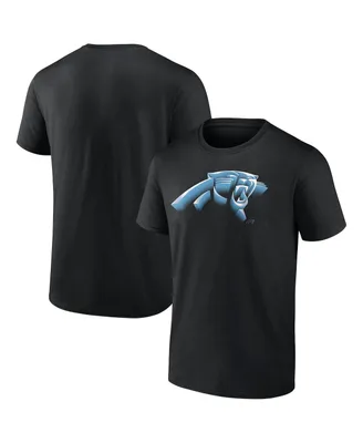 Men's Fanatics Black Carolina Panthers Chrome Dimension T-shirt