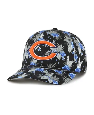 Men's '47 Brand Black Chicago Bears Dark Tropic Hitch Adjustable Hat