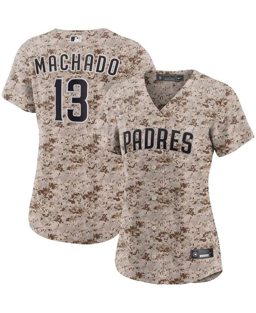 Women's Nike Manny Machado Camo San Diego Padres Usmc Alternate Replica Player Jersey