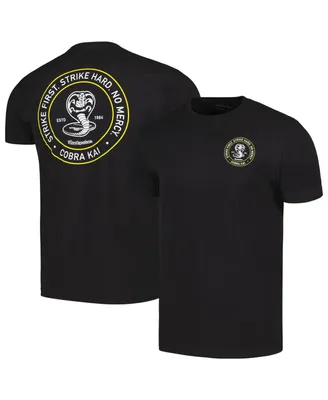 Men's Contenders Clothing Black Cobra Kai Circles Stamp T-shirt