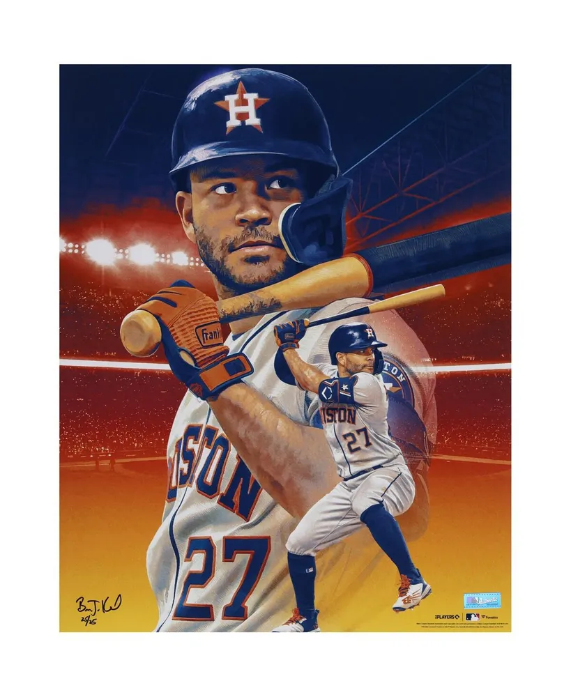 Lids Jose Altuve Houston Astros Fanatics Authentic 10.5 x 13
