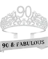 VeryMerryMakering 90th Birthday Sash and Tiara for Women