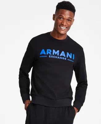A|X Armani Exchange Men's Logo Sweatshirt, Created for Macy's