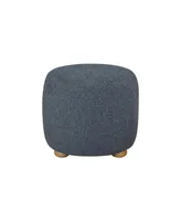 Studio Living 19"H Polyester Round Meredith Ottoman