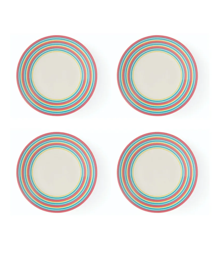 Kit Kemp for Spode Calypso 4 Piece Salad Plates Set, Service