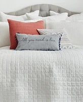 Levtex Mills Waffle Decorative Pillow, 20" x