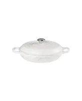 Le Creuset Marble-Motif 3.5-Qt. Enameled Cast Iron Braiser