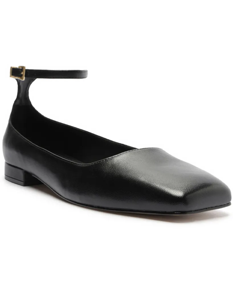 Arezzo Women's Aubrey Square Toe Ballet Flats