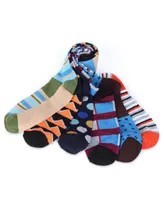 Men's Casual Colorful Dress Socks 6 Pack