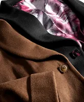 Tallia Men's Classic-Fit Medium Weight Solid Wool Blend Overcoats