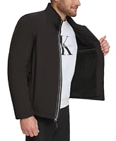 Calvin Klein Men's Sherpa Lined Classic Soft Shell Jacket