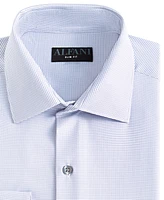 Alfani Men's Slim-Fit 4-Way Stretch Dashes Geo Print Dress Shirt, Created for Macy's