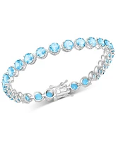 Amethyst Tennis Bracelet (12-3/4 ct. t.w.) in Sterling Silver (Also in Garnet, Sky Blue Topaz, & Citrine)