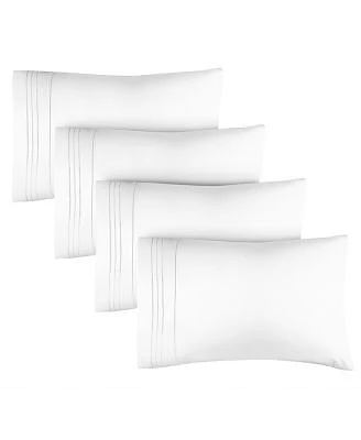 Cgk Unlimited Soft Double Brushed Microfiber Set Of 4 Pillowcases