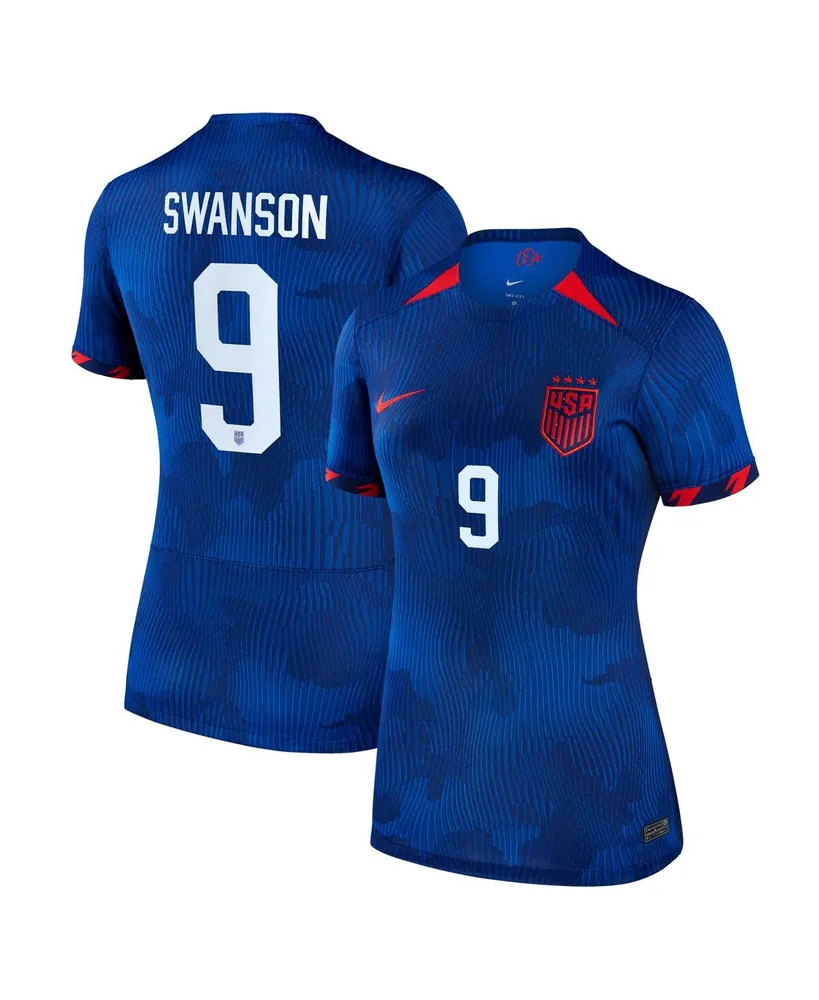 Women's Nike Mallory Swanson Royal Uswnt 2023 Away Replica Jersey