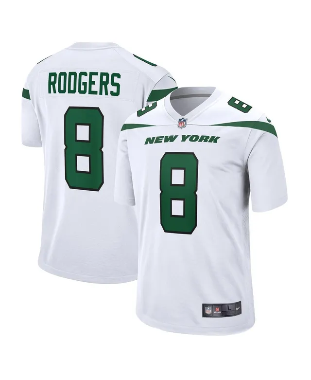 Women's Nike Aaron Rodgers Heather Gray New York Jets Atmosphere Fashion Game Jersey Size: Medium