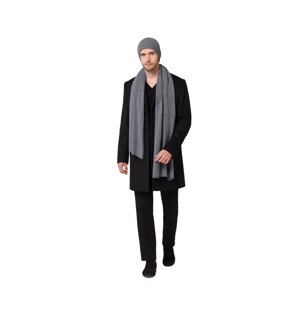 Style Republic Men's 100% Pure Cashmere Winter Scarf