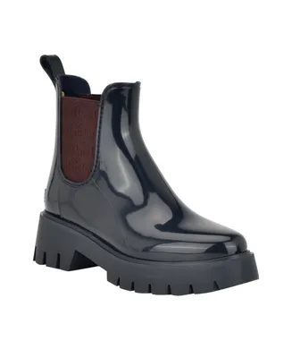 Tommy Hilfiger Women's Dipit Lug Sole Chelsea Rain Boots
